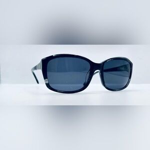 Elle Black Oval Sunglasses Frames Only